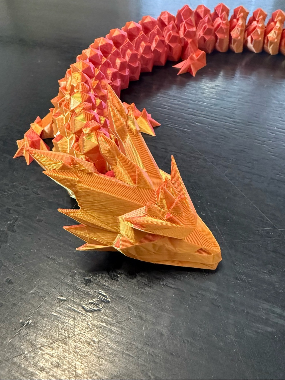 Multicolor Articulated Dragon 24”